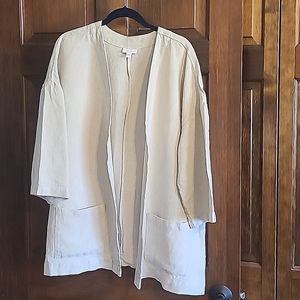 Pure Jill by J Jill heavy linen jacket